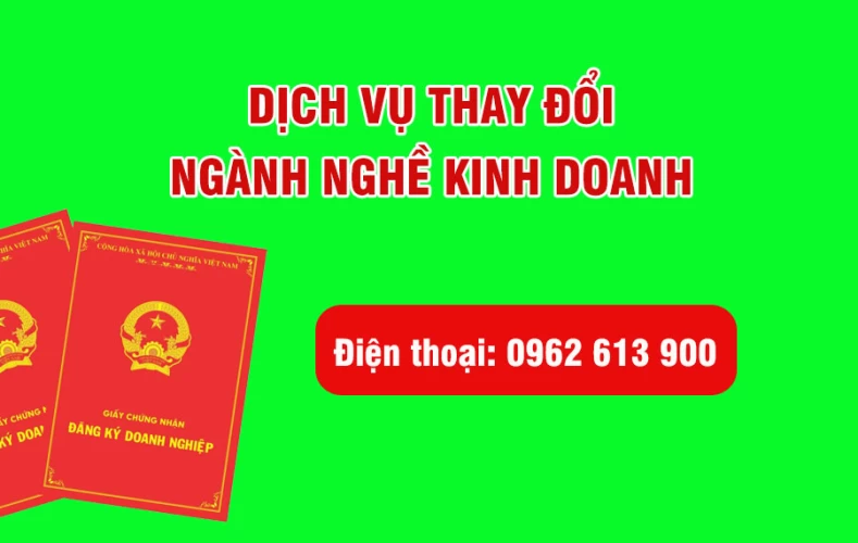 Dịch vụ thay đổi ngành nghề Công ty tại Bà Rịa Vũng Tàu